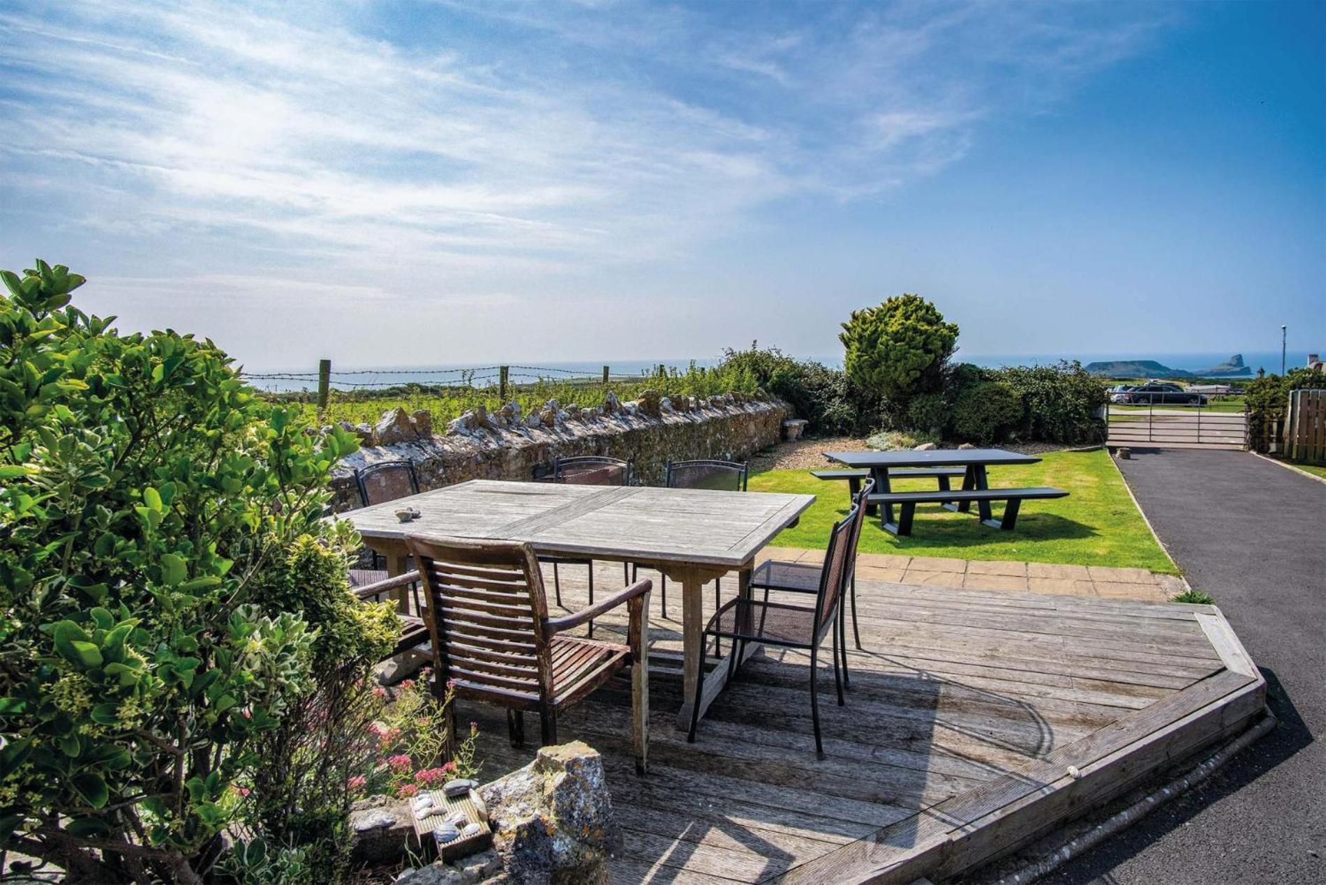 Channel View - 3 Bedroom House - Rhossili Bay Oxwich Exteriér fotografie