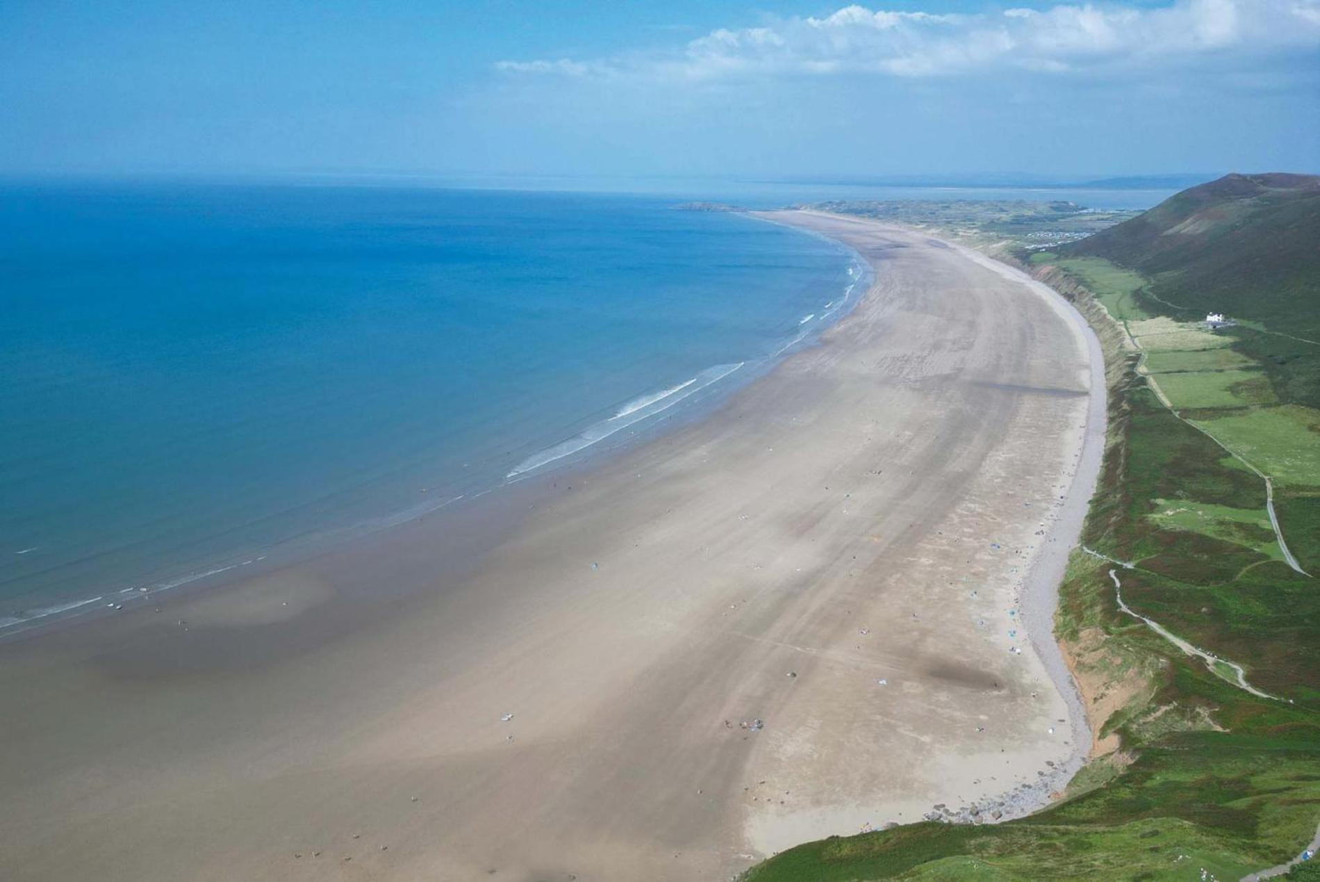 Channel View - 3 Bedroom House - Rhossili Bay Oxwich Exteriér fotografie