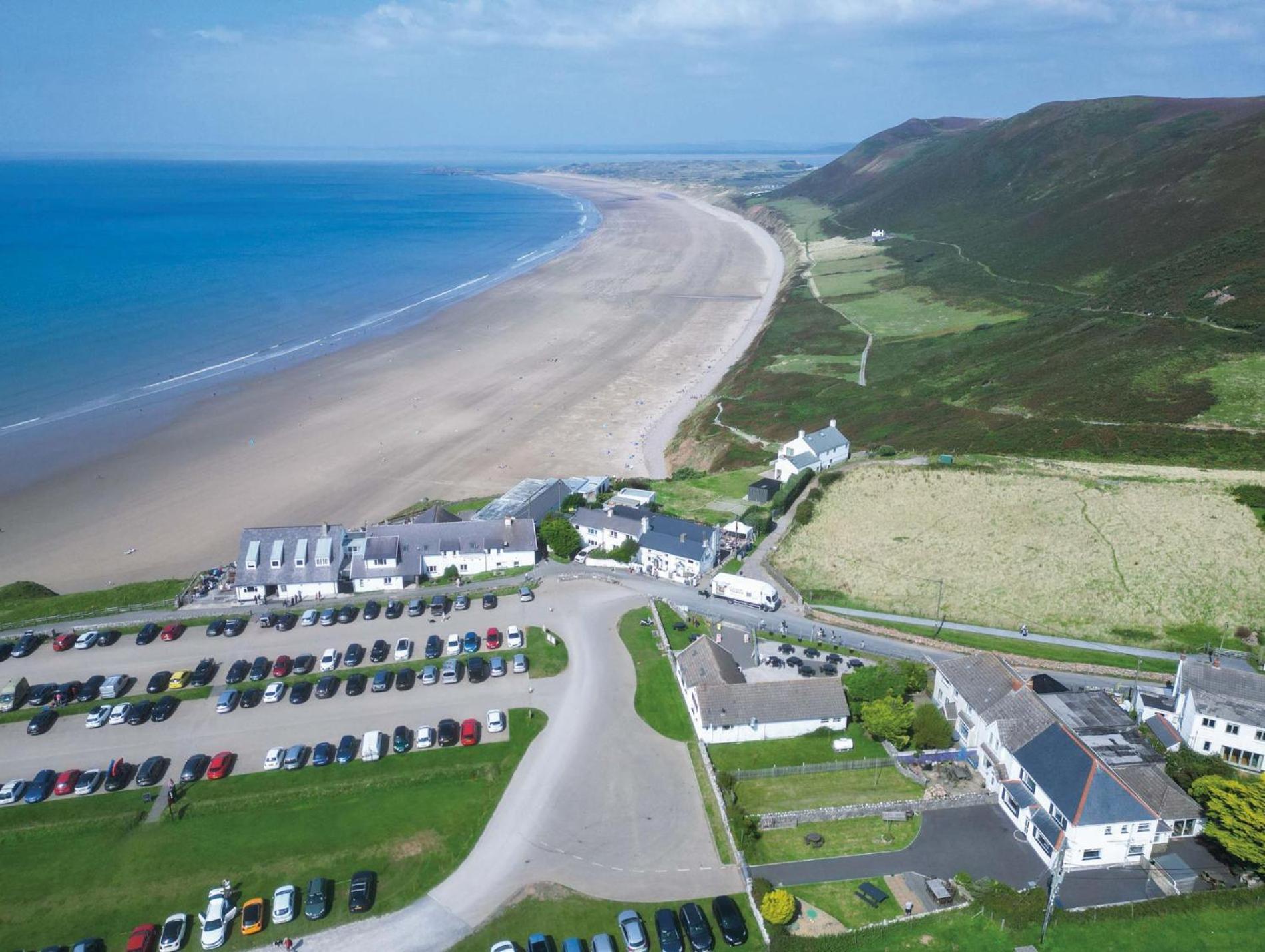 Channel View - 3 Bedroom House - Rhossili Bay Oxwich Exteriér fotografie